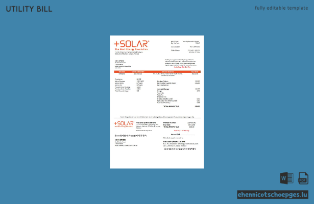 Beispielrechnung für Strom von Malaysia Plus Solar Systems Sdn Bhd